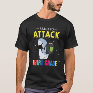 Camiseta Mulheres Prontas A Atacar O Tubarão Coreano De Ter