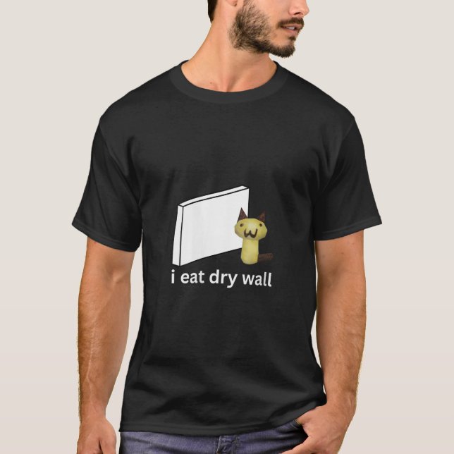 Camiseta Mulheres Que Comi Parede Seca Engraçada Memória De (Frente)