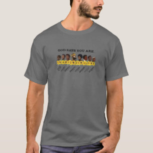 Camiseta Mulheres Que Deus Diz Que Você É Um Único Pai N