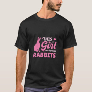 Camiseta Mulheres Que Essa Menina Adora Coelhos Que Dão Um 