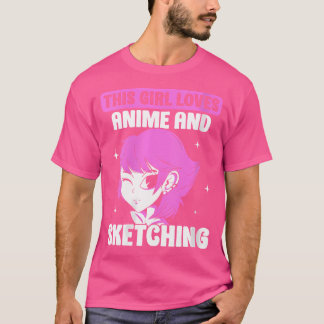 Camiseta Mulheres Que Essa Menina Ama Animação E Desenhando