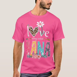 Camiseta Mulheres Que Eu Adoro Ser Chamada De Avó Nana Gigi