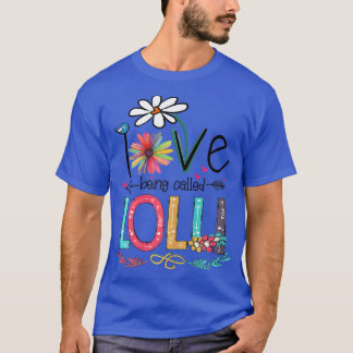 Camiseta Mulheres Que Eu Adoro Ser Chamadas De Lolli Sunflo