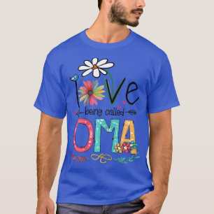 Camiseta Mulheres Que Eu Adoro Ser Chamadas De Oma Sunflowe