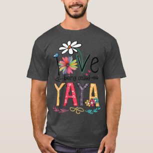 Camiseta Mulheres Que Eu Adoro Ser Chamadas Yaya Sunflower