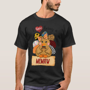 Camiseta Mulheres Que Eu Adoro Ser Um Memaw Turquia Ação De