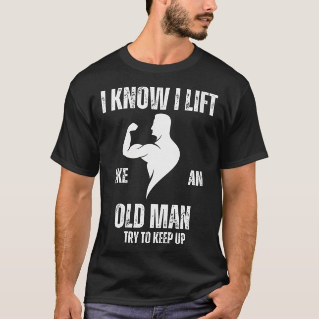 Camiseta Mulheres Que Eu Sei Que Levanto Como Um Velho Tent (Frente)
