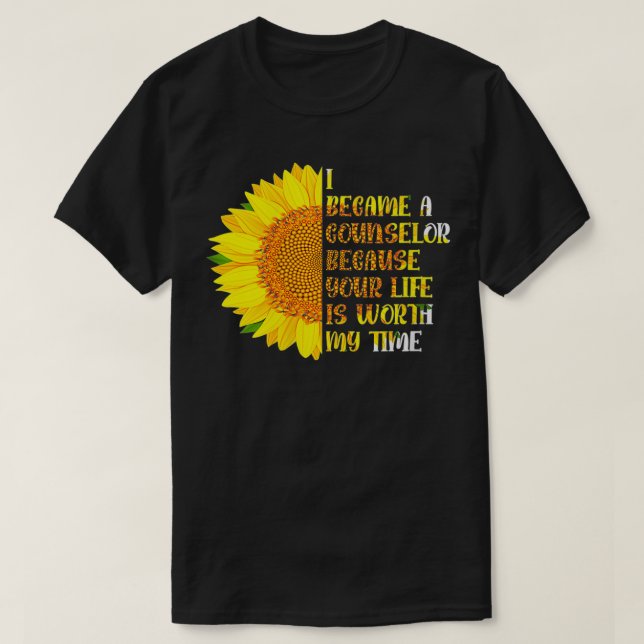 Camiseta Mulheres Que Me Tornei Conselheira Porque Sua Vida (Frente do Design)