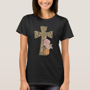 Camiseta Mulheres Que São Risen Leopard Rainbow Christia