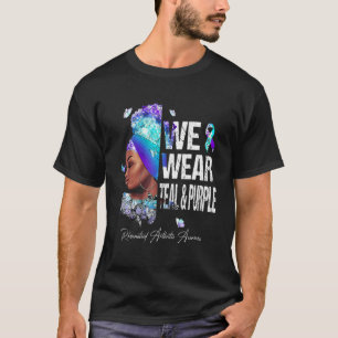 Camiseta Mulheres Que Vestimos Artrite Reumatoide Teal E Ro