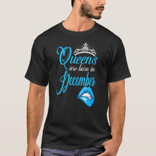 Camiseta Mulheres Queens São Nasceres Em Dezembro Capricórn