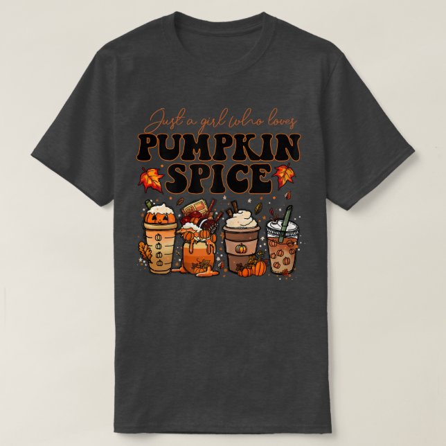 Camiseta Mulheres Querem Café Pumpkin Spice Latino Quente A (Frente do Design)