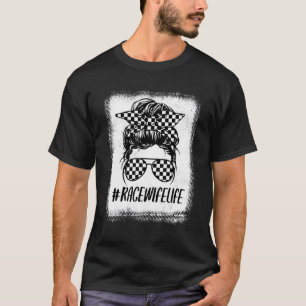 Camiseta Mulheres Race Esposa Racer Mamãe Mensy Bun Bl