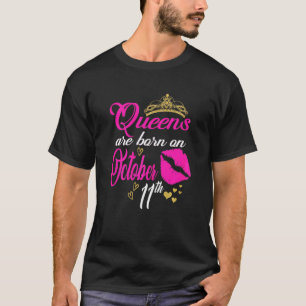 Camiseta Mulheres Rainhas São Nasceres No Nascimento Da Bal