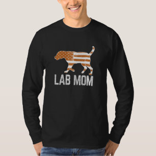 Camiseta Mulheres Raposa Vermelha Lab Mãe Labrador Retrieve