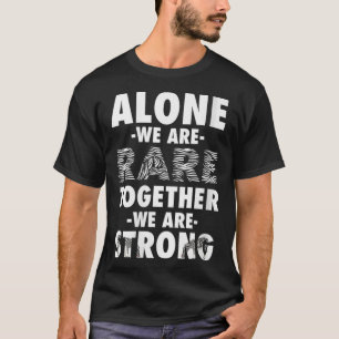 Camiseta Mulheres Raras Sensibilização Dia da Zebra Friso