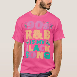Camiseta Mulheres Rb Artistas Raparigas Vintage 90 S R & B