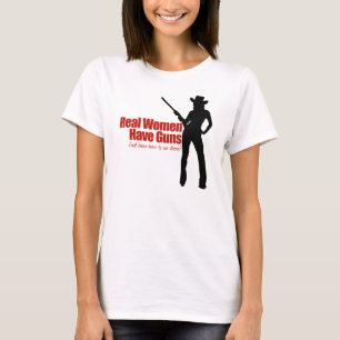Camiseta Mulheres Reais Têm Armas