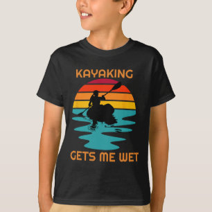 Camiseta Mulheres remando no pôr do sol me deixa molhado Re