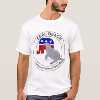 Camiseta Mulheres republicanas da praia do selo federadas