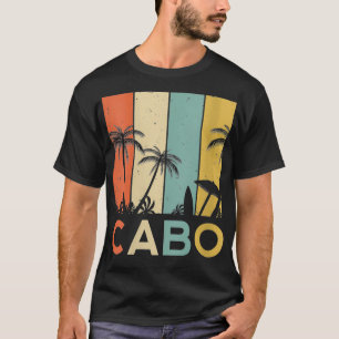 Camiseta Mulheres Retro Cabo San Lucas Meico Vintage Tropic