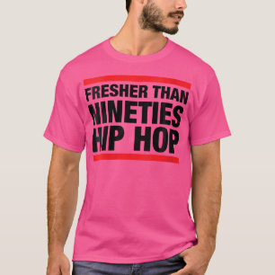 Camiseta Mulheres Retro Coluna Antiga 90S Hip Hop