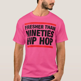 Camiseta Mulheres Retro Coluna Antiga 90S Hip Hop