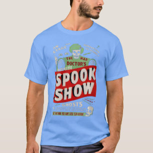 Camiseta Mulheres Retro Halloween Esqueleto Filme de Terror