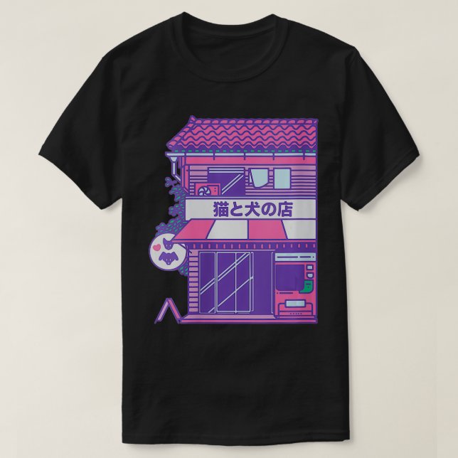 Camiseta Mulheres Retro Japão Aes de Animação Soft Kawaii J (Frente do Design)
