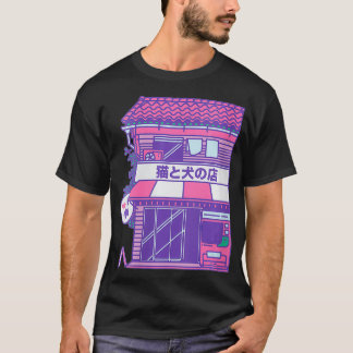 Camiseta Mulheres Retro Japão Aes de Animação Soft Kawaii J