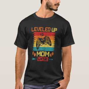 Camiseta Mulheres Retro Levadas Até À Gravidez Mãe De 2023