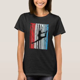 Camiseta Mulheres Retro Mulheres 39º Dançarino Birthday Dan