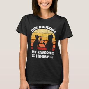 Camiseta Mulheres Retro Vinha Bebendo de Gato no Dia da Mul