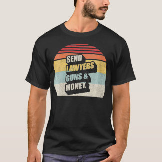 Camiseta Mulheres Retro Vintage Enviam Advogados Armas E Mo