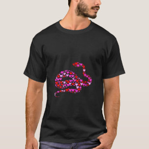 Camiseta Mulheres Retrorando Animais Cobra no Aniversário 
