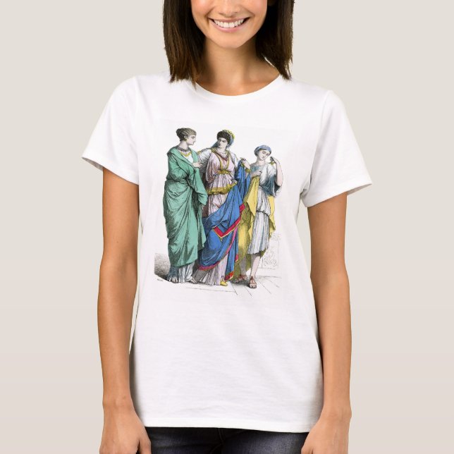 Camiseta Mulheres romanas antigas (Frente)