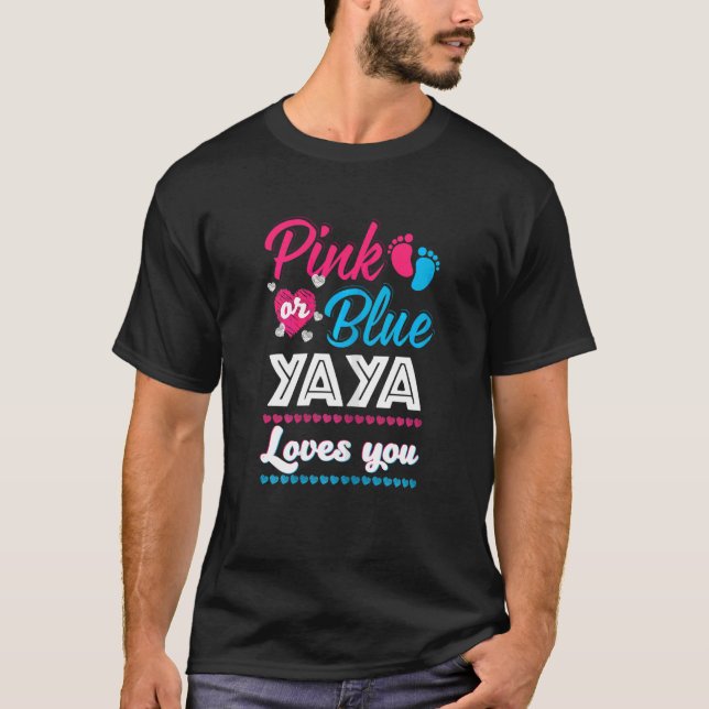 Camiseta Mulheres Rosa Ou Azul Yaya Te Ama Revolução B (Frente)