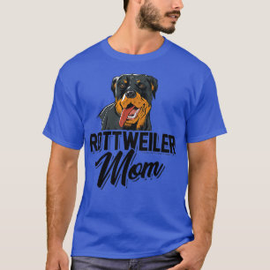 Camiseta Mulheres Rottweiler Mãe Cachorros Cachorros Caminh