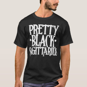 Camiseta Mulheres Sagittarius Funny Bonito Sagittarius Negr