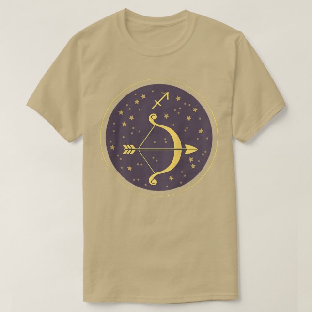 Camiseta Mulheres Sagittaurius Astrologia Horoscópio Mulher (Frente do Design)