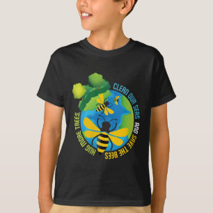 Camiseta Mulheres Salvem Abelhas - Proteção Ambiental
