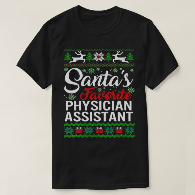 Camiseta Mulheres Santas Favoritas Assistente Médico Christ (Frente do Design)