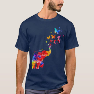 Camiseta Mulheres são gentis como elefantes e conscientes m