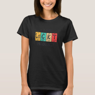 Camiseta Mulheres Sarcásticas Para Mulheres Sinto Sorte Per