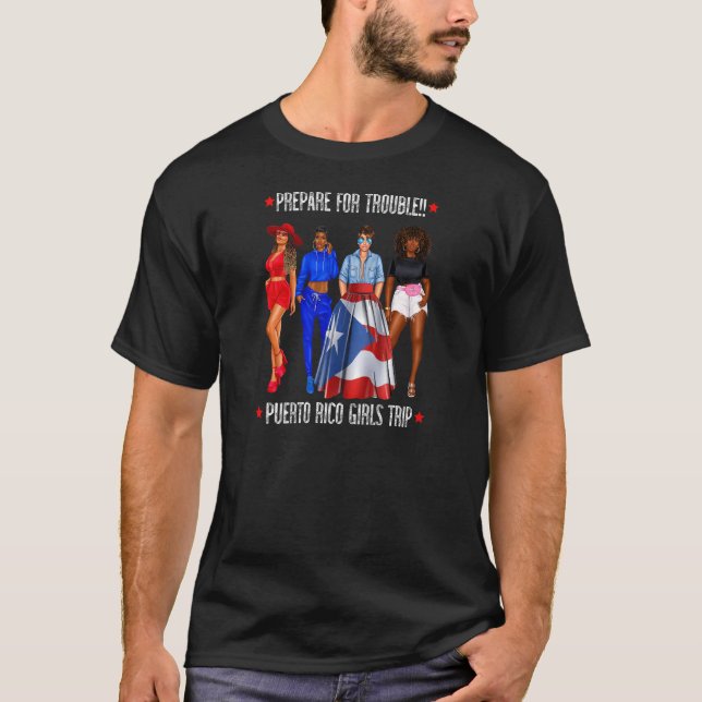 Camiseta Mulheres Se Preparam para o Problema Festa de Desp (Frente)
