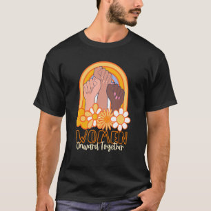 Camiseta Mulheres Seguem Juntas Fortes Empoderamento Mulher