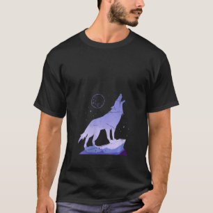 Camiseta Mulheres Selvagens Animais Selvagens Lobo-guindado