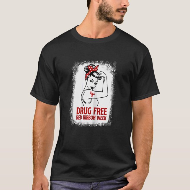 Camiseta Mulheres Sem Drogas Friso Vermelho Semana Sensibil (Frente)