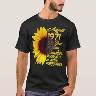 Camiseta Mulheres Sendo Sunshine 50 Aniversário Presente 19