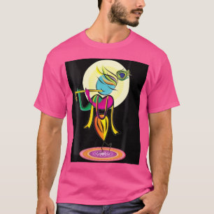 Camiseta Mulheres, Senhor Colorido Artístico Shri Krishna,